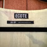 URBAN OUTFITTERS ECOTE BABYDOLL DRESS Yellow Size XS Photo 3