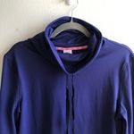 Victoria's Secret Victoria’s Secret Sweatshirt VSX Sport Blue Sweatshirt Cowl Neck Sz S EUC Photo 2