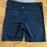 Athleta navy blue with black accent shorts size small Photo 1