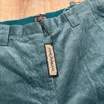 MALIPARMI | NWT Teal Corduroy Wide Leg Pants, Italy, EU 46 / US 14/16 (XL/XXL) Green Size undefined Photo 2