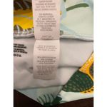 Aerie  High Cut Cheeky‎ Blue Green Leaf Bird Bikini Bottom Large Beach Resort Photo 7