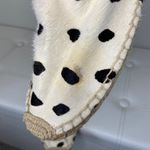 Soludos  White and Black Polka Dot Espadrille Sneakers Sz 10 Photo 7