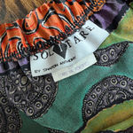 Solitaire Vintage Whimsical Boho Patterned Wrap Skirt Photo 4