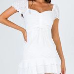 Princess Polly Mikail babydoll mini dress, white. Size 4 Photo 0