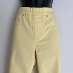 Tribal sz 2 yellow audrey 70s mid‎ rise straight capri pants NWT Photo 3