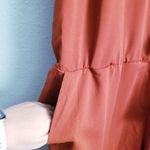 Ava & Viv  Rust Short Sleeve Jumpsuit Photo 5