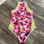 sophia webster x puma bold kiwi print zip front bodysuit medium Black Photo 9