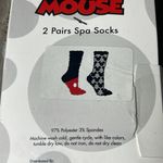Disney Mickey Mouse Majesty Spa 2-Pack Socks w/Aloe Vera Size 4-10 Photo 4