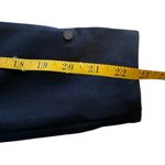 Tibi  Structured Crepe Button Detail Shift Dress Navy Size 4 Career Cocktail EUC Photo 8