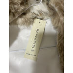 Honey Creek Women’s Reversible Faux Fur Leopard Print Vest NWT Size S Mob Wife Brown Photo 4