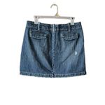 Gap Vintage 2006 Denim distressed mini skirt. Size 8 Photo 1