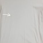 Vintage Womens Shirt XL White Scoop Neck Long Sleeve Ruffle Cuffs Pullover Photo 6