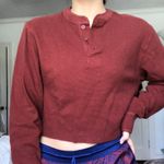 Sonoma burnt orange cropped long sleeve Photo 0