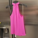 Trina Turk ππ Splashy Top ~ Pink Salamander XS NWT Recarback Halter Satin Photo 7