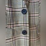 Topshop Beige Plaid Blazer Photo 4