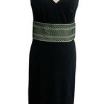 Kay Unger  black With Lace Overlay cocktail /evening dress size 4 New Years Lined Photo 0