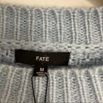 FATE. Betti Diamond Sweater Baby Blue Heavy Warm Winter Cozy NWT Size Medium Photo 9