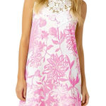 Lilly Pulitzer  Womens Dress Sz 4 Floral Brunch  Outfit Tropical Vacation Garden Photo 0