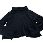 Michael Stars  Sweater Womens X Small Black‎ Reversible Raglan Sleeve Cowl Neck Photo 1