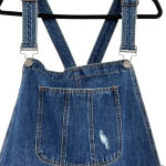 City Chic Short Ripped Overalls Dark Denim Shorterall Plus Size 18 Photo 2