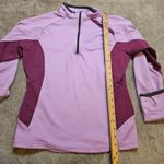 Nike  Size Medium M Purple Long Sleeve Workout Running Gym Top Athletic Photo 3