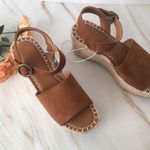 Espadrille Sandals, Size 8 1/2 Brown Photo 2