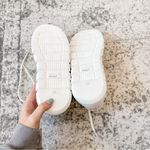 Free People Catch Me If You White Mirror Combo Crochet Sneakers Photo 5