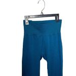 Joy Lab Blue Green Flare Split hem Yoga Pants Flare Leggings Size Small Womens Photo 1