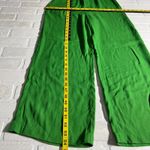 Reformation Alva Jumpsuit Womens 2 Kelly Green Smocked Wide Leg Sleeveless Crop Photo 4