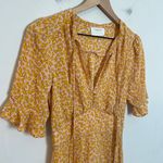 Auguste The Label AUGUSTE- Dean Mimi Mini Dress in Yellow Revolve Floral Summer Classic Cocktail Photo 3