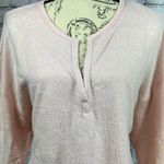 Socialite Pink Long Sleeve Fuzzy V-neck Top - size XL Photo 6