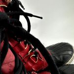 Sorel  Tofino Snow Boots WATERPROOF Lace Faux Fur Mid Calf Coated Canvas Chili 9 Photo 6