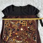 Tiana B . Women’s Bohemian cap sleeve sheath dress in black multicolored size XL Photo 3