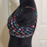 Calvin Klein  Women's Archive Logo Lightly Lined Bralette Litho Print Size XL Photo 2
