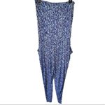 Michael Michael Kors Strapless‎ Jumpsuit Blue Size XL Photo 4