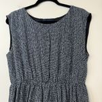 ZARA Basic Polka Dot Elastic Waist Sheer Dress With Solid Lining Short Sleeve # Photo 2