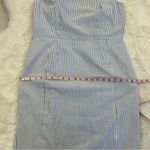 Brooks Brothers Blue & White Seersucker Sheath Dress, 14 Photo 5