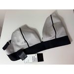 H&M Black Triangle Plunge V-Neck Bikini Top Thick Strap Swimwear Size 14 XL Photo 4