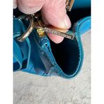 Tory Burch Robinson Double Zip Tote Bag Electric Eel Blue Women's Handbag Photo 7