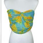 ZARA NWT Floral Tulle Corset Bustier Top Women’s Size Large Photo 1