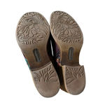 Comfortiva Ankle Boots Creston Eggplant Red Leather Multi Sweater Knit Size 9M Photo 6