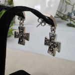 Premier Designs Premier Design Silver Cross Bracelet and Earrings Set Valerie with Purple Stones Photo 10