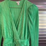 River Island Green Plisse Dress Photo 1