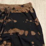 Handmade Hand Dyed Essential Elements Black & Orange Splatter Reverse Tie-Dye Joggers Med Photo 3
