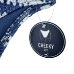 Hollister NWT Blue White Crochet Lined Cheeky Fit Bikini Bottom Women's Size XS Photo 4