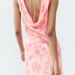 ZARA Pink Tie Dye Dress Photo 3