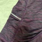 Woman’s Heather Purple and Black Athletic Gym Yoga Shorts, Fits XL Size 3X Photo 3