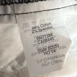 J.Crew  City Fit Shorts Black White Geometric Stretch Chino 10” Inseam Bermuda 00 Photo 3