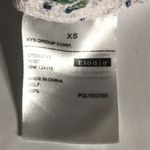 Elodie  Ruffled Green/White Cactus Tank Top XS Summer Costal Cowgirl Western Photo 7