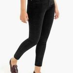J.Crew  Jeans 9 Inch High-Rise Toothpick Luxe Black Velvet J4108 Women's Size 27 Photo 0